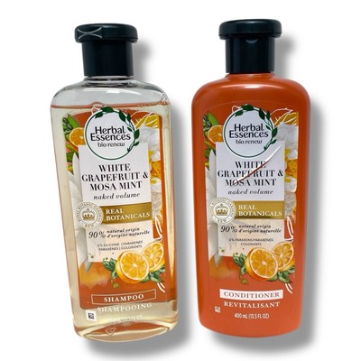Herbal Essences Bio Renew Naked Volume Set, White Grapefruit & Mosa Mint, 13.5oz