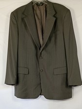 EUC Jos. A Bank Gray Pinstripe Mens Sports Coat Blazer Size 42 Regular Business