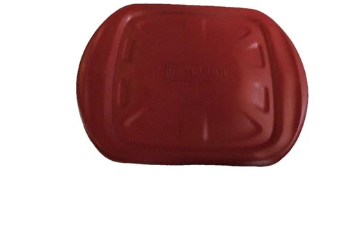 VTG Anchor Hocking Oven Ware 2 QT Square Glass Baking Dish with Red Lid 8x8x2.5"