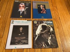 Jazz Saxophone songbook lot (4) Bud Shank Lew Tabackin Gerry Mulligan new