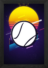tennis Framed Wall Art Poster Canvas Print Picture