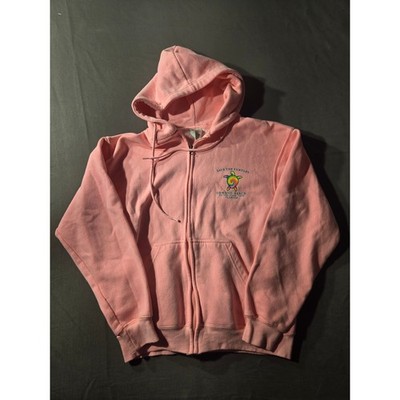 Pacific & Co Ormond Beach Florida Save the Turtles Pink Zip Hoodie Small