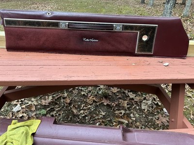Oldsmobile Cutlass Supreme Left Door Panel, Burgundy | eBay