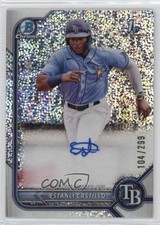 2022 Bowman Chrome Prospect Speckle Refractor 104/299 Estanli Castillo Auto nd3