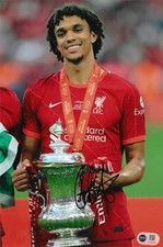 TRENT ALEXANDER-ARNOLD SIGNED FA CUP WINNER 12x8 PHOTO (ACG CERT AG18765)