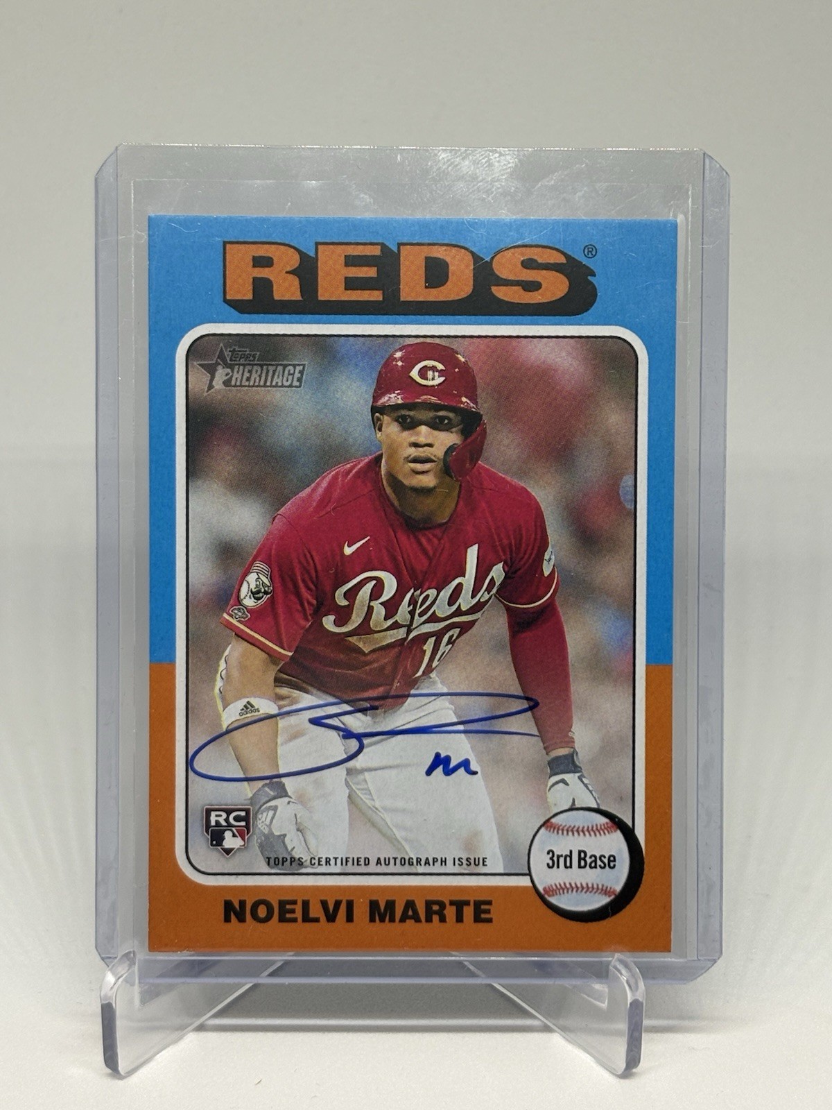 2024 Topps Heritage High Number - Real One Autographs Noelvi Marte #ROA-NM (AU,