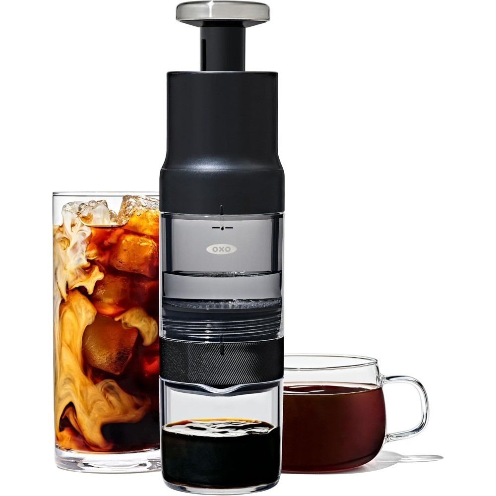 Fast Hot Cold Brew Compact Travel Handheld Brewer