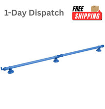 Quickun 23 Inch Aquarium Air Stone Bubble Wall Tube Blue