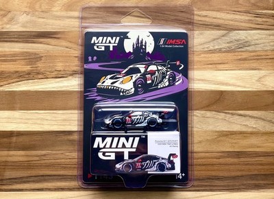   Mini GT Porsche 911 GT3-R AO Racing Rexy 2025 Petit Le Mans - Skeleton  