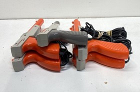 Lot of 5 Nintendo NES Zappers (NES-005) FOR PARTS UNTESTED 