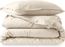 Flannel Duvet Cover Set - Extra Long - 100 Cotton, Velvety Soft Heavyweight Pre