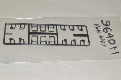 HO scale locomotive PARTS plastic KATO 964011 EMD Blomberg B truck details BLACK