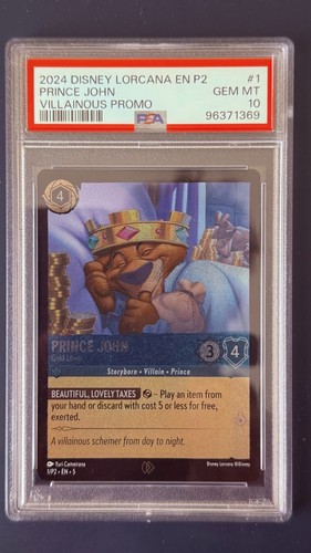 Prince John - Gold Lover graded PSA 10 for sale on eBay