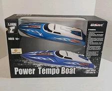 UDIRC UD1200 2 .4GHz Power Tempo High Speed R/C Boat 14" Ready to Go LOT# 807