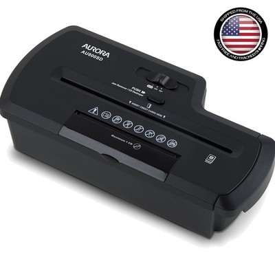 Compact AU800SD Strip Cut Paper & CD Shredder - Identity Theft Protection