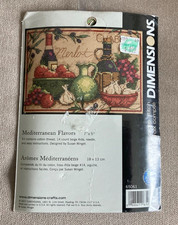 MEDITERRANEAN FLAVORS Dimensions Counted Cross Stitch Kit Susan Winget 65061 NEW