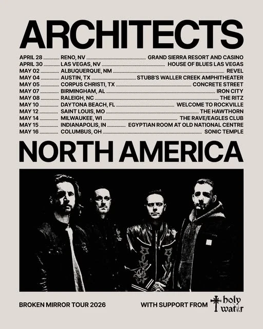 Architects Broken Mirror Tour 2026 Custom Poster