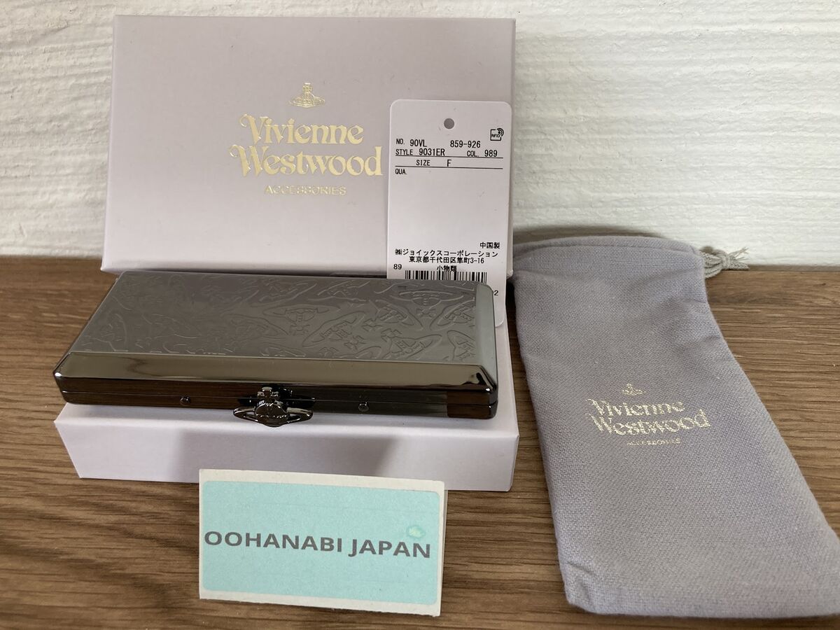 Vivienne Westwood Metal Cigarette Case Metal Slim ORB Black Vivienne Westwood Metal Cigarette Case Metal Slim ORB Black