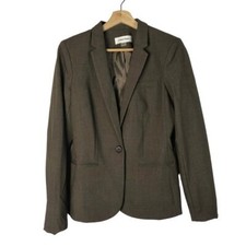 Calvin Klein Lux Brown Single Button Blazer 4