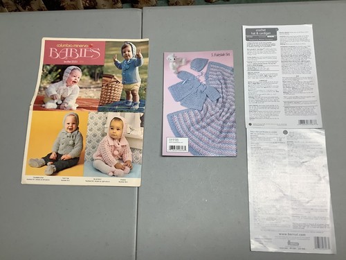 Columbia-Minerva Leaflet 2523, Red Heart Soft And Sweet Book 0136 - Picture 2 of 4