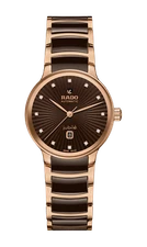 Rado Centrix Automatic Diamonds Stainless Steel Brown Dial Women Watch R30019732