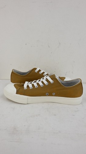 Muji low top canvas sneakers in mustard seed/white size EU37/UK4/US7 - Picture 3 of 9