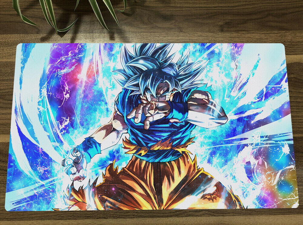 Dragon Ball Super Anime Playmat Son Goku TCG CCG Yugioh Trading Card Game  Mat