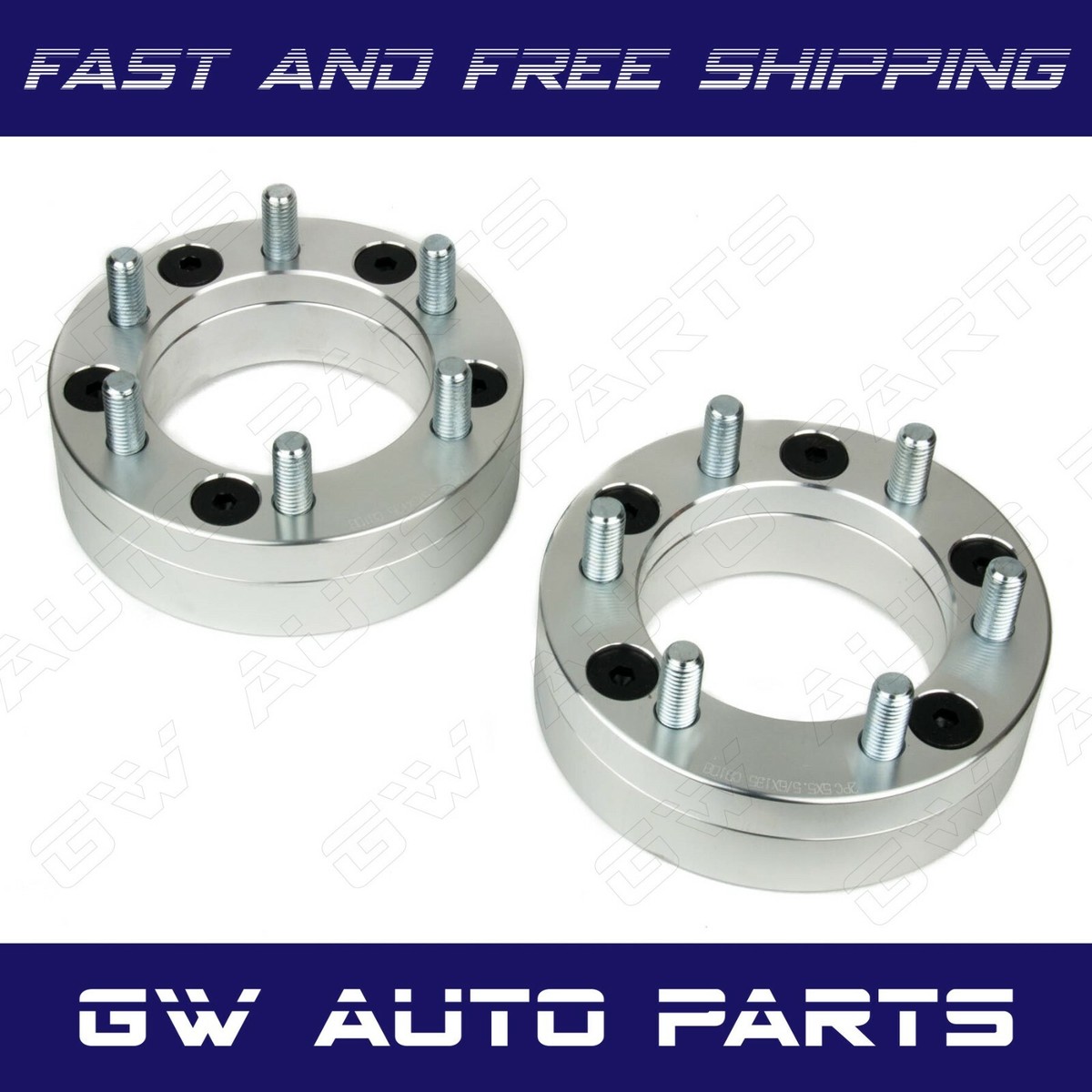 Customadeonly 50mm Wheel Adapters – 5x5.5 To 6x135 – Forged T6 Aluminum, Pair, 14x2 Lugs