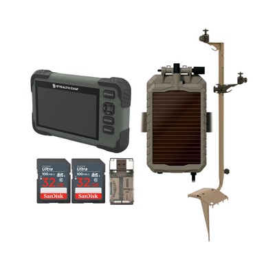 Stealth Cam Adjustable Multi Pivot Mounting Post for Trail Camera Bundle