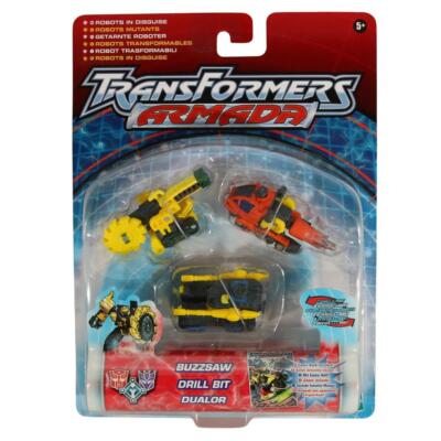 Hasbro Transformers Armada - Buzzsaw Drill Bit Dualor - MOC