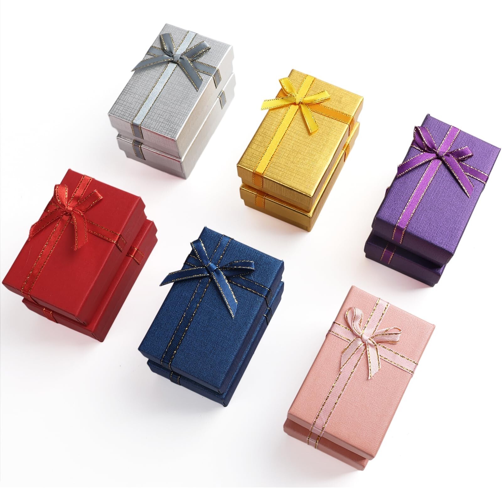 12pcs Exquisite Cardboard Jewelry Gifts Boxes for Display Earrings, Necklaces...