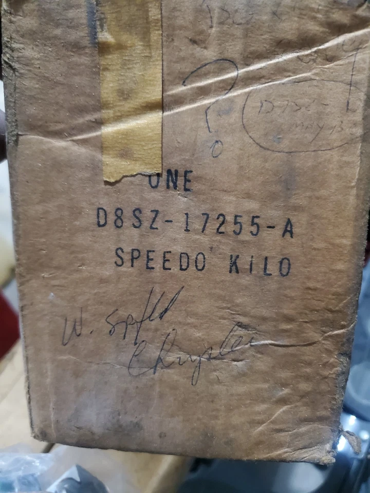 Velocímetro Speedo Nuevo de Lote Antiguo 1977 1978 1979 Ford Thunderbird LTD II Cougar Millas Foto 3 de 3