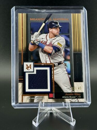 2024 Topps Museum Collection Meaningful Material Relics Copper Austin Riley /49