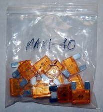13 PCS Orange 40A 32V Maxi Blade Fuses
