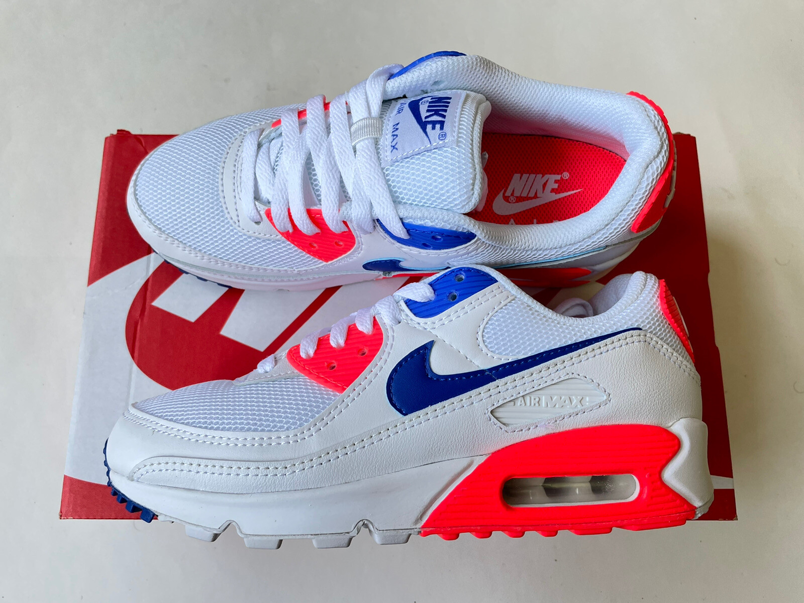 air max 90 white racer blue flash crimson