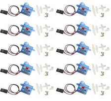 10PCS Super Light 3.7g Micro Servo Mini Digital Servo for DIY Car Boat