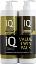 IQ Intelligent Haircare Intense Moisture Hair Shampoo+Conditioner-1000ml Each