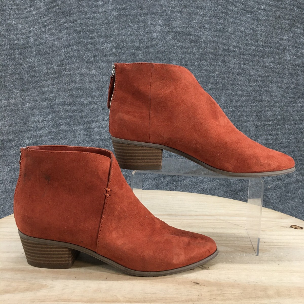 Dolce Vita Red Kitten Heel Booties Dolce Vita Women's Shanta