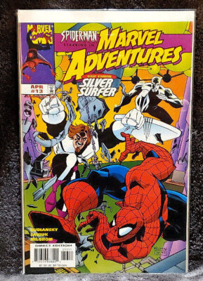 Marvel Adventures #13 with Spider-Man guest hero Silver Surfer Marvel 1998  