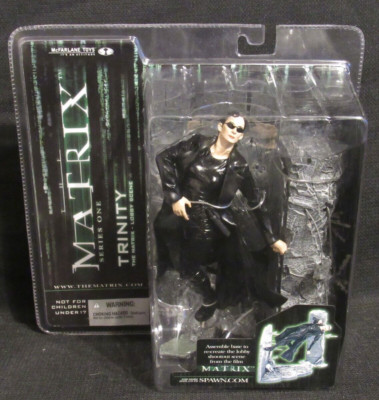 McFarlane Matrix Reloaded Series One Trinity Lobby Scene Sealed MIP UV996