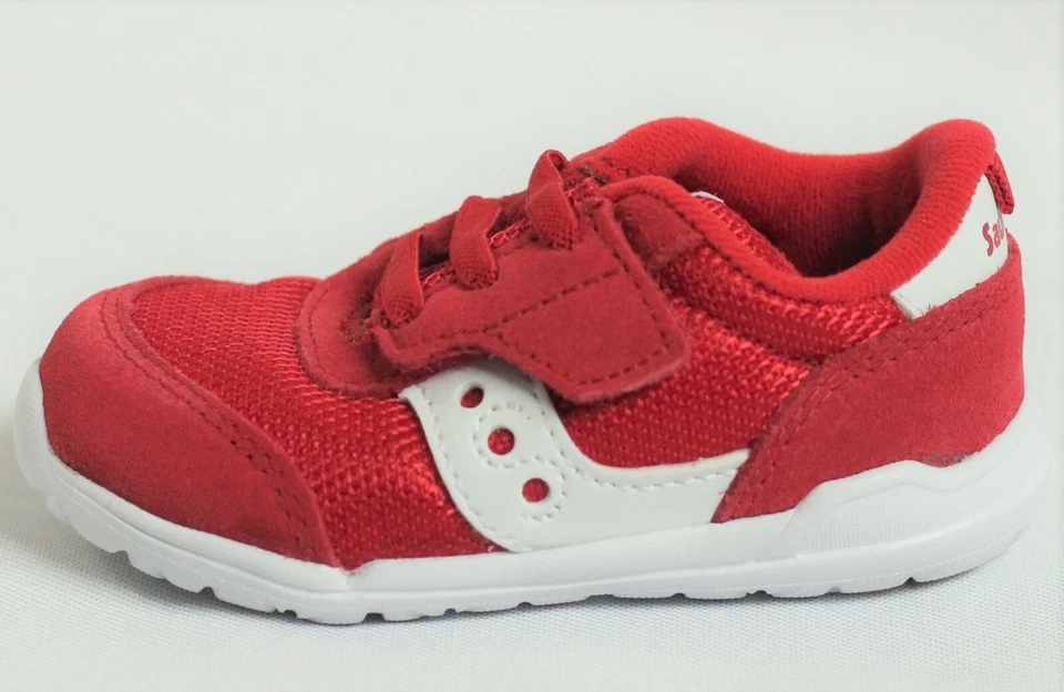 Saucony ребенка ясельного возраста мальчиков/девочек размер 5 Вт Jazz рифф Athletic туфли красный/белый кроссовки - Изображение 3 из 4