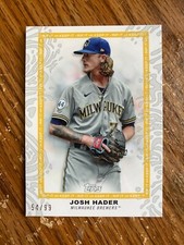 2022 Topps Rip JOSH HADER Ripped Base 54/99 Brewers