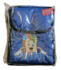 H-E-B HEB Grocery Store H-E-B Buddy Kids Soft Sided Blue Lunch Box Bag