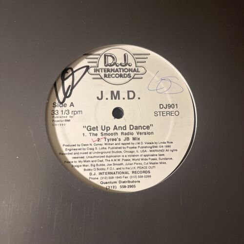 « Get Up And Dance » J.M.D. 12 pouces Vinyle 1990 House Music - Photo 1/7