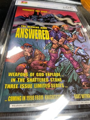 Tekken Saga #1 NM Knightstone comic slab PGX 9.4 rating Fundraiser