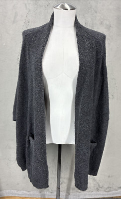 Michael Star Cardigan Small Merino Wool oversized open sweater Cozy Travel Boho