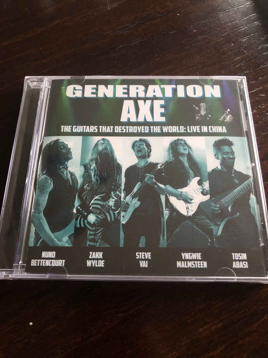洋楽 GENERATION AXE/2017 COMPLETE SET +2019 Generation Axe: Guitars That Destroyed That World by Vai / Wylde
