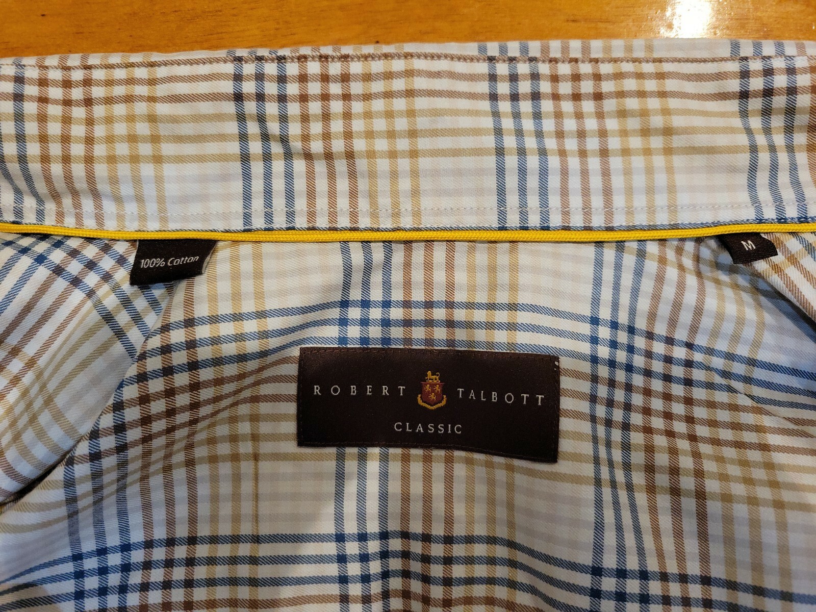 Robert Talbott Multicolor Grid Pattern Long Sleev… - image 3