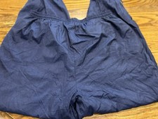 Vintage Bold Spirit Windbreaker Pants Swishy Track Women's Navy Blue 80s 90s XL