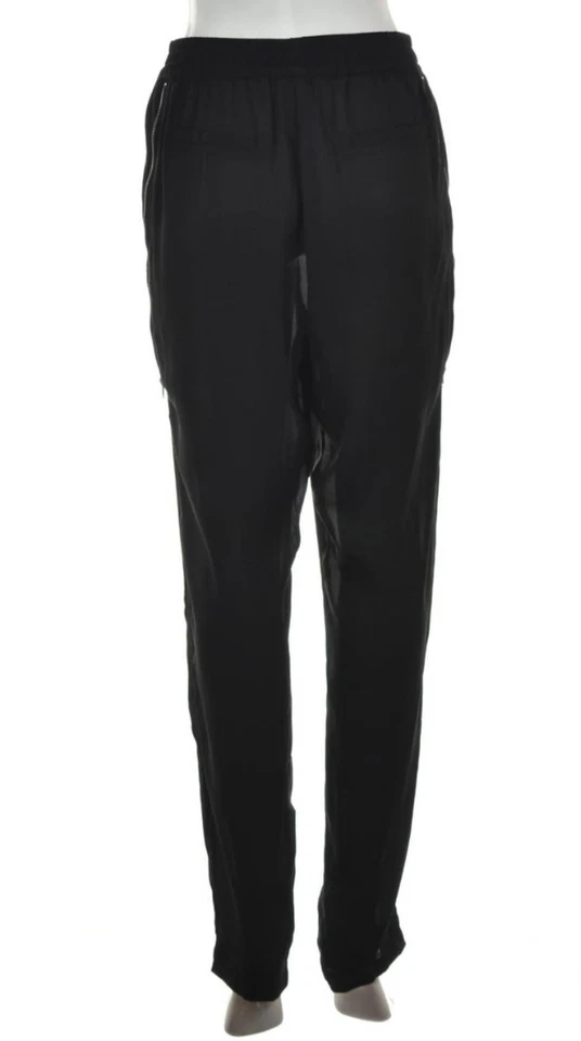 Pantalones de vestir Romeo + Juliet Couture para mujer talla M negros lisos de pierna recta Foto 3 de 4